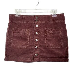 FREE PEOPLE Joanie corduroy mini skirt NWT